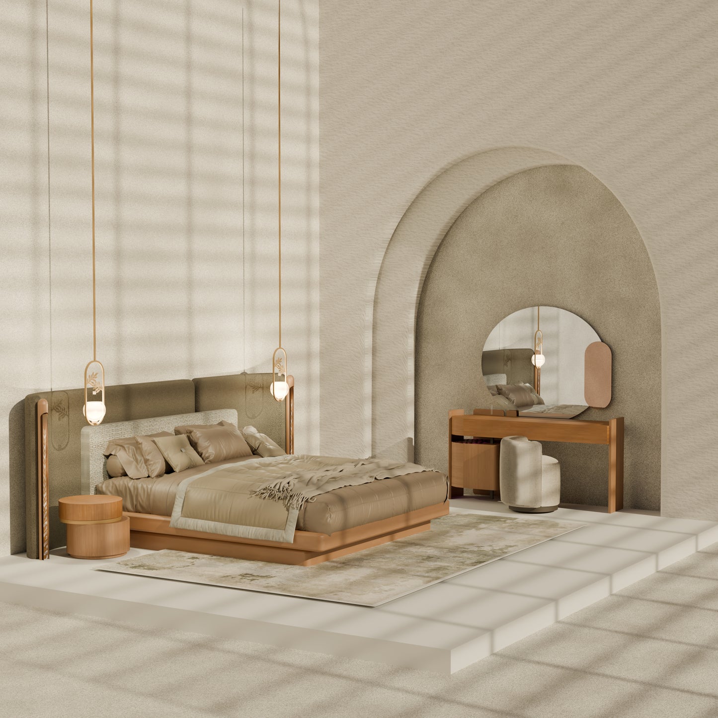 Palm - Bed and 2 Commode